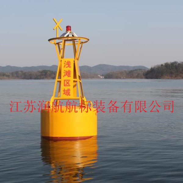  湖泊淺灘區浮標